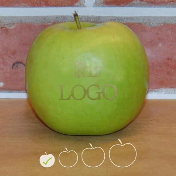 LOGO-Apfel / grün / mini