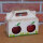 Box mit 2 roten Bio-Äpfeln / Osterbox / Äpfel ohne Motiv