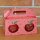 Box mit 2 roten Bio-Äpfeln / Muttertagsbox / Themenmotiv