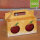 Box mit 2 roten Bio-Äpfeln / Weihnachtsbox / Äpfel mit 1 Logomotiv