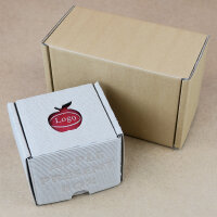 Roter Logo-Apfel Laser in 1er Apple Present Box...