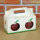 Box mit 2 roten Bio-Äpfeln / Herzapfelhof Box / Gesund Weihnacht