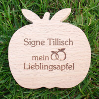 Signe Tillisch mein Lieblingsapfel, dekorativer Holzapfel