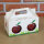 Box mit 2 roten Bio-Äpfeln / Osterbox / Gesund Herzapfel