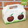 Box mit 2 roten Bio-Äpfeln / Osterbox / Äpfel mit 1 Logomotiv